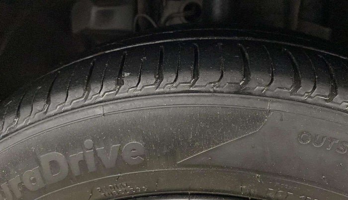 2021 Tata TIGOR XZA PLUS PETROL, Petrol, Automatic, 78,689 km, Left Front Tyre Tread