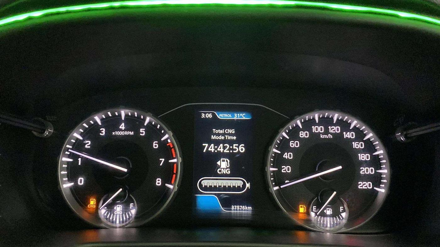 2023 Maruti BREZZA ZXI S-CNG, CNG, Manual, 37,665 km, Odometer Image