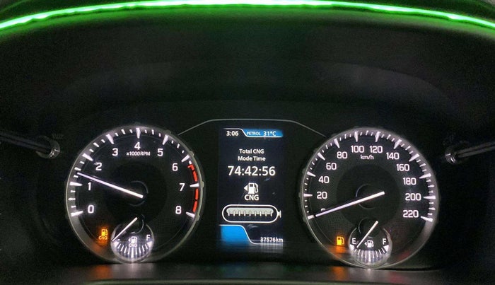 2023 Maruti BREZZA ZXI S-CNG, CNG, Manual, 37,519 km, Odometer Image