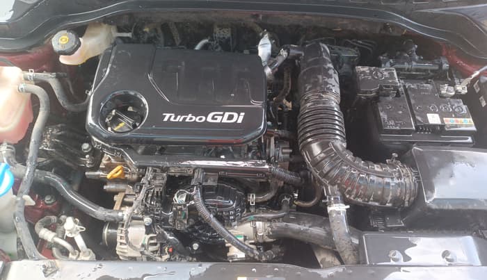 2023 KIA SONET HTX 1.0 IMT, Petrol, Manual, 23,946 km, Engine View