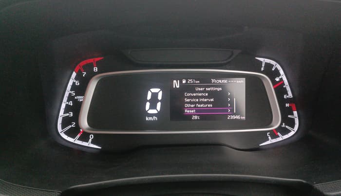 2023 KIA SONET HTX 1.0 IMT, Petrol, Manual, 23,946 km, Odometer Image