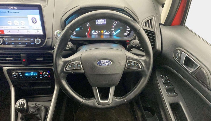 2018 Ford Ecosport TITANIUM 1.5L PETROL, CNG, Manual, 67,348 km, Steering Wheel Close Up