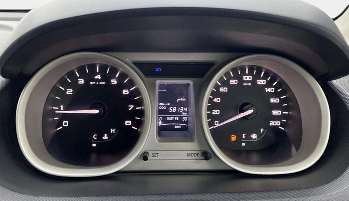 2017 Tata Tiago XZ PETROL, Petrol, Manual, 58,129 km, Odometer Image