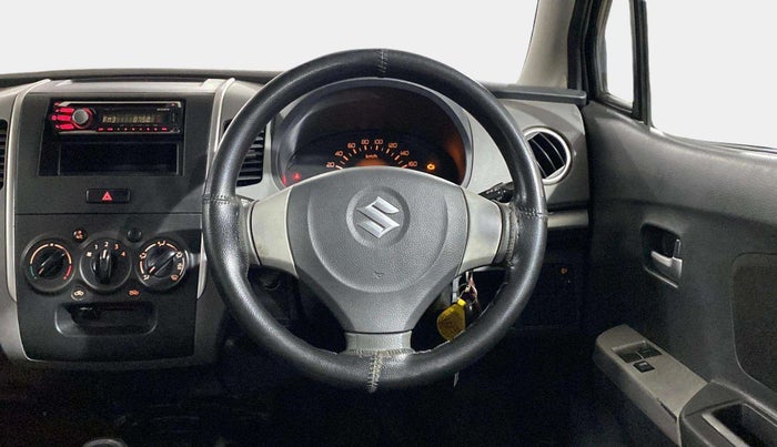 2012 Maruti Wagon R 1.0 LXI, Petrol, Manual, 48,646 km, Steering Wheel Close Up