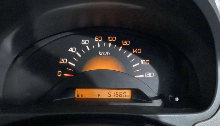 2012 Maruti Wagon R 1.0 LXI, Petrol, Manual, 51,545 km, Odometer Image