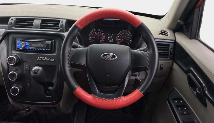 2016 Mahindra Kuv100 K4 6 STR, Petrol, Manual, 45,796 km, Steering Wheel Close Up