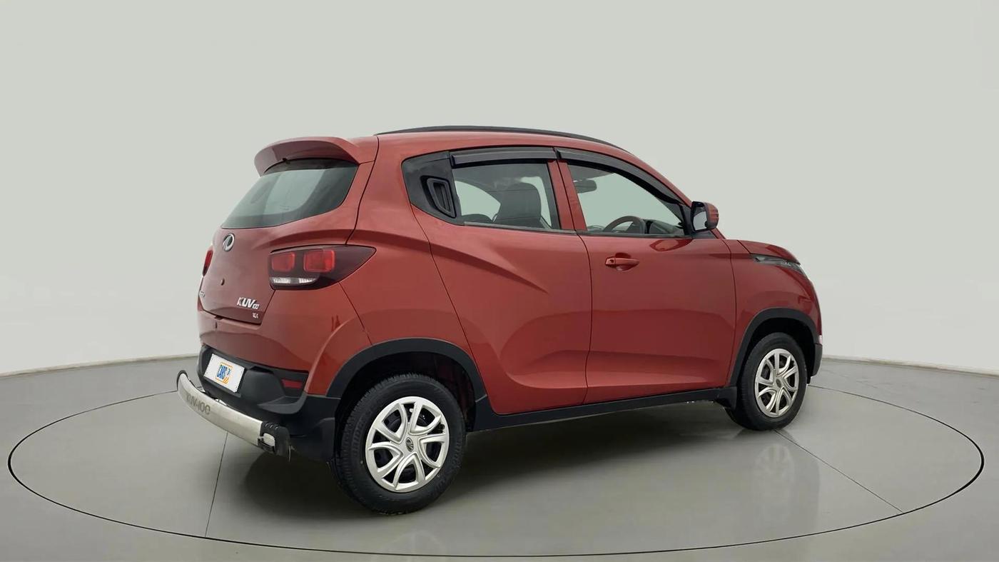 2016 Mahindra Kuv100 K4 6 STR, Petrol, Manual, 45,796 km, Right Back Diagonal