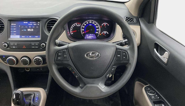 2019 Hyundai Grand i10 SPORTZ AT 1.2 KAPPA VTVT, Petrol, Automatic, 25,008 km, Steering Wheel Close Up