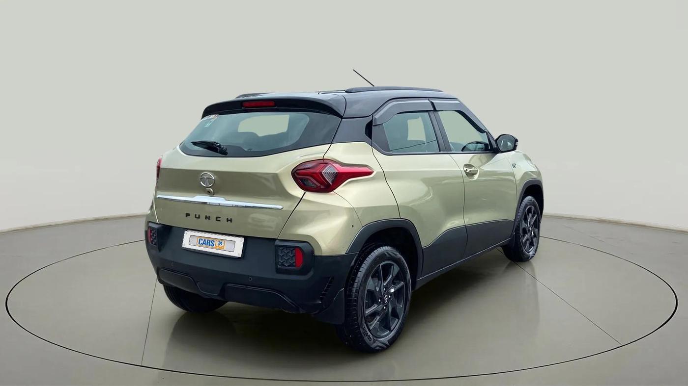 2022 Tata PUNCH CREATIVE 1.2 AMT KAZIRANGA EDITION , Petrol, Automatic, 17,638 km, Right Back Diagonal