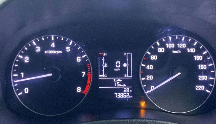 2018 Hyundai Creta E PLUS 1.6 PETROL, Petrol, Manual, 73,825 km, Odometer Image