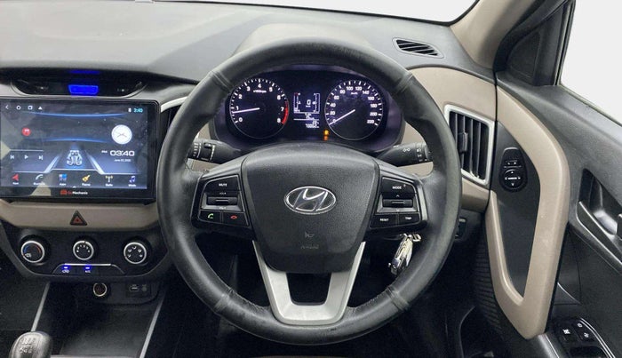 2018 Hyundai Creta E PLUS 1.6 PETROL, Petrol, Manual, 73,825 km, Steering Wheel Close Up