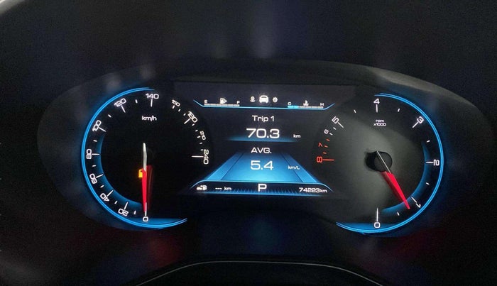 2019 MG HECTOR SHARP 1.5 DCT PETROL, Petrol, Automatic, 74,194 km, Odometer Image