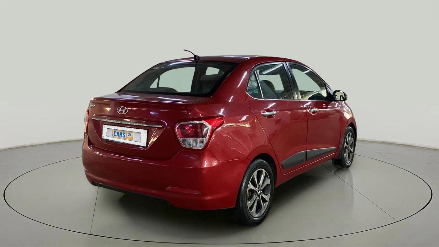 2014 Hyundai Xcent SX 1.2 (O), Petrol, Manual, 83,617 km, Right Back Diagonal