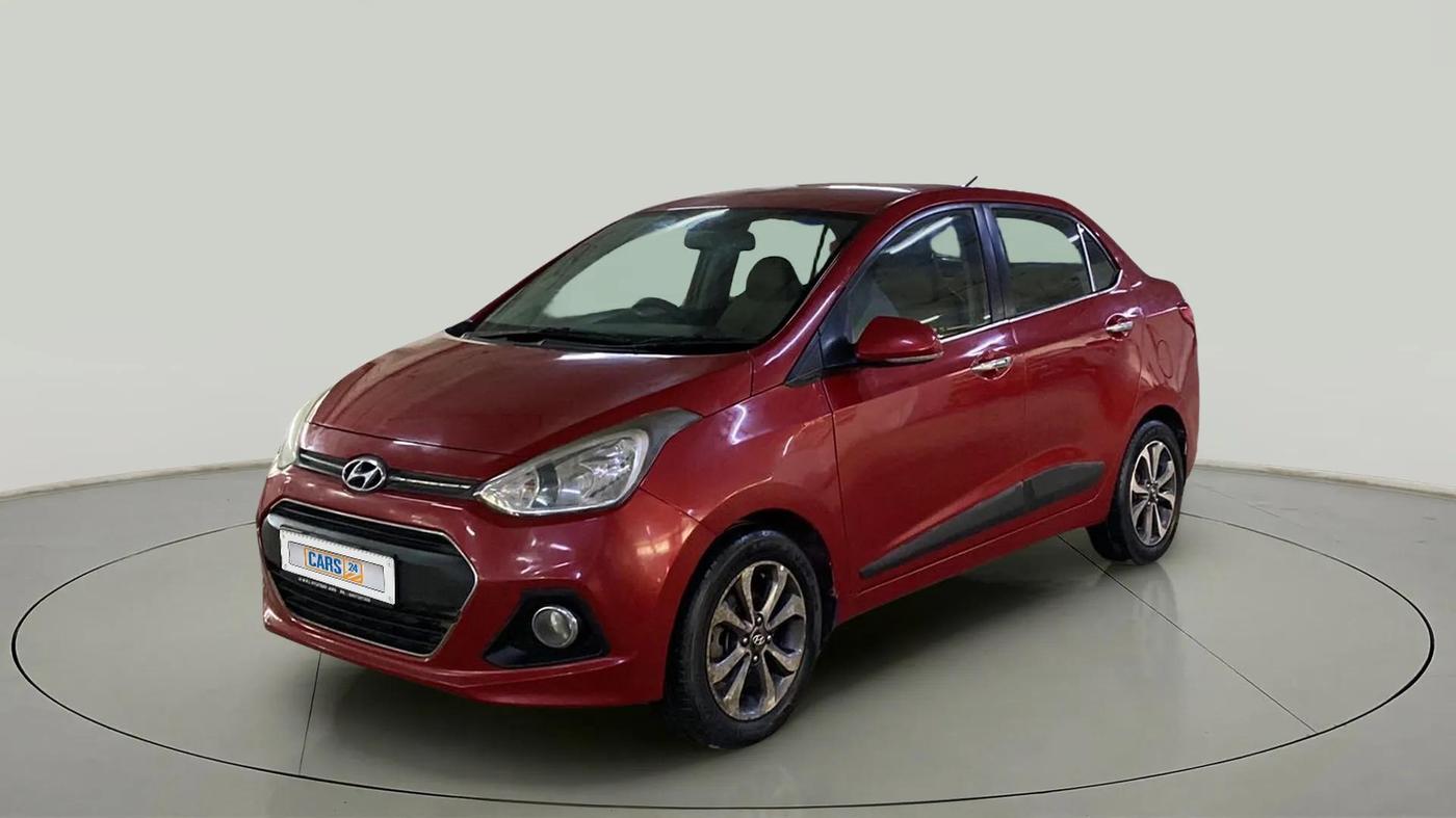 2014 Hyundai Xcent SX 1.2 (O), Petrol, Manual, 83,617 km, Left Front Diagonal