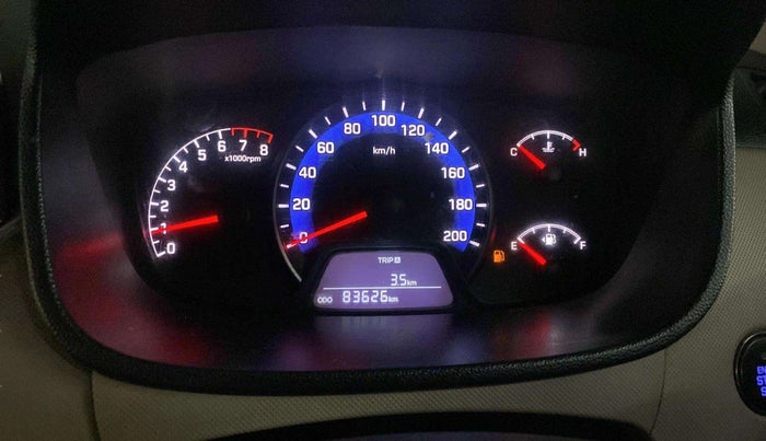 2014 Hyundai Xcent SX 1.2 (O), Petrol, Manual, 83,617 km, Odometer Image