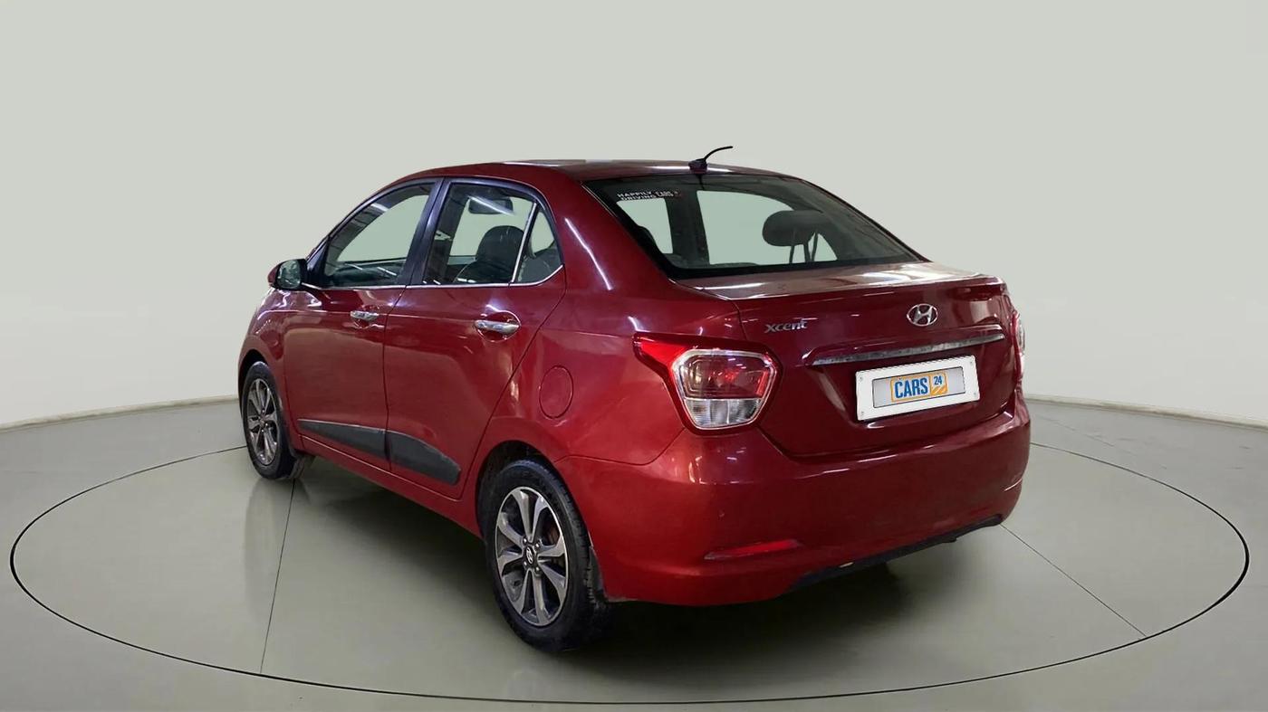 2014 Hyundai Xcent SX 1.2 (O), Petrol, Manual, 83,617 km, Left Back Diagonal