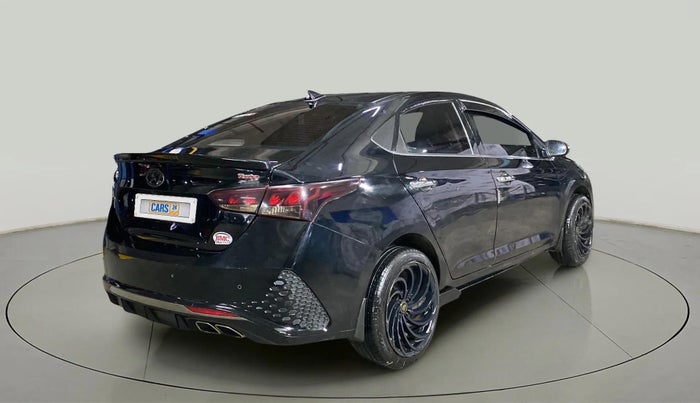 2020 Hyundai Verna SX (O) 1.0 TURBO DCT, Petrol, Automatic, 74,955 km, Right Back Diagonal