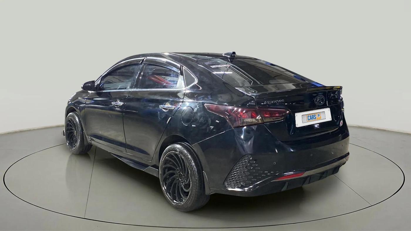 2020 Hyundai Verna SX (O) 1.0 TURBO DCT, Petrol, Automatic, 74,955 km, Left Back Diagonal