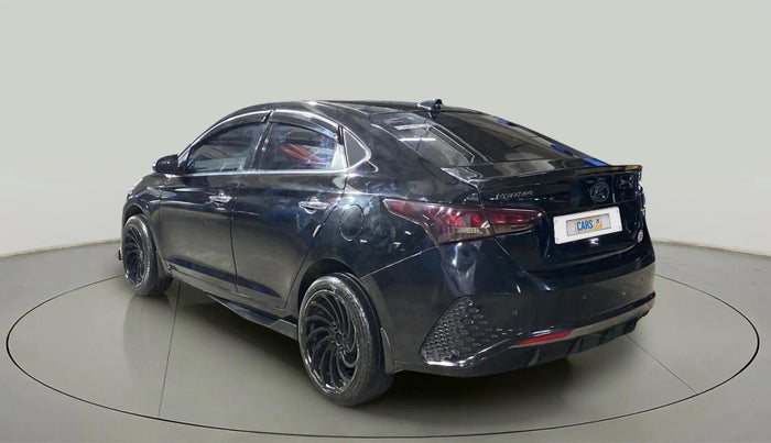2020 Hyundai Verna SX (O) 1.0 TURBO DCT, Petrol, Automatic, 74,955 km, Left Back Diagonal