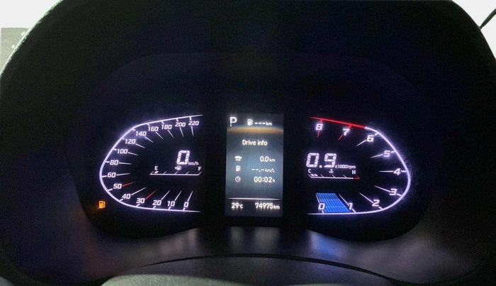 2020 Hyundai Verna SX (O) 1.0 TURBO DCT, Petrol, Automatic, 74,955 km, Odometer Image