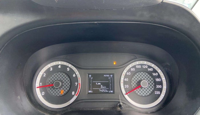 2022 Hyundai AURA S 1.2 CNG, CNG, Manual, 74,245 km, Odometer Image