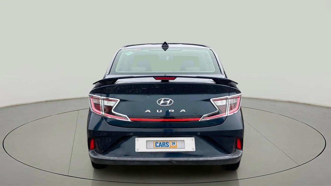 2022 Hyundai AURA S 1.2 CNG, CNG, Manual, 74,245 km, Back/Rear