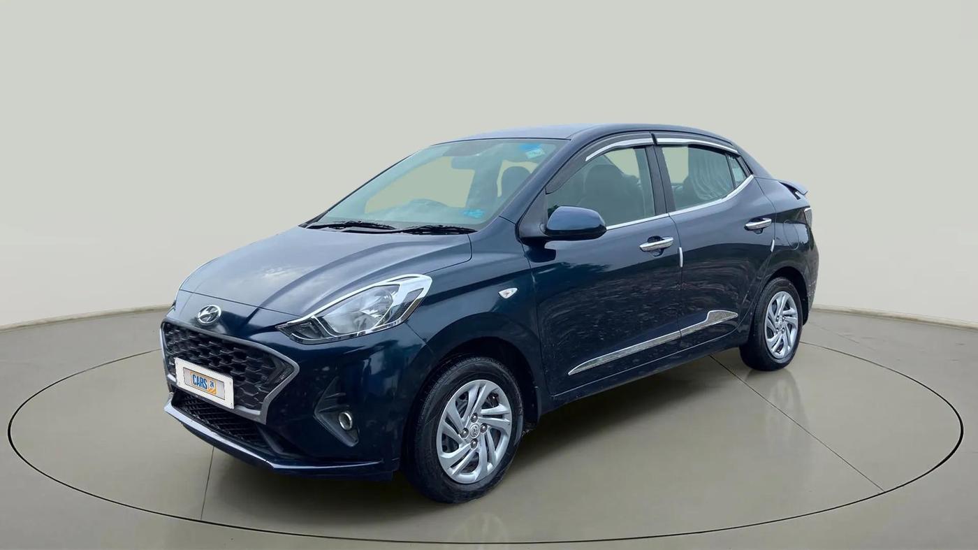 2022 Hyundai AURA S 1.2 CNG, CNG, Manual, 74,245 km, Left Front Diagonal