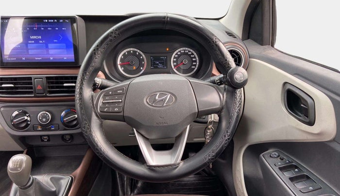 2022 Hyundai AURA S 1.2 CNG, CNG, Manual, 74,245 km, Steering Wheel Close Up