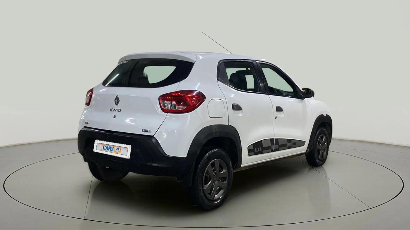 2017 Renault Kwid RXT 1.0 AMT (O), Petrol, Automatic, 54,621 km, Right Back Diagonal