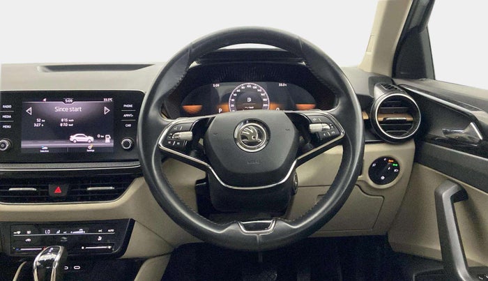 2023 Skoda SLAVIA STYLE 1.0L TSI AT, Petrol, Automatic, 42,575 km, Steering Wheel Close Up