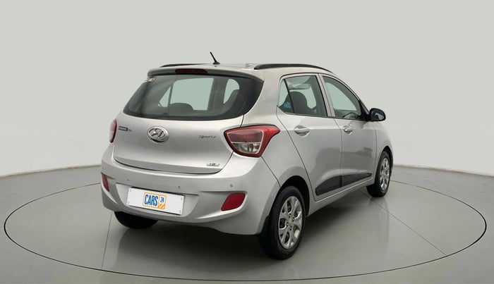 2015 Hyundai Grand i10 SPORTZ 1.2 KAPPA VTVT, Petrol, Manual, 74,792 km, Right Back Diagonal