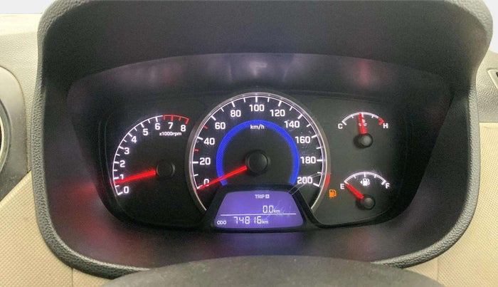 2015 Hyundai Grand i10 SPORTZ 1.2 KAPPA VTVT, Petrol, Manual, 74,792 km, Odometer Image