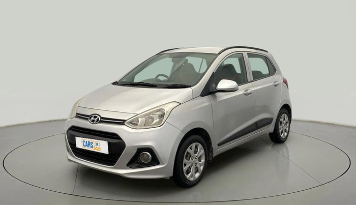 2015 Hyundai Grand i10 SPORTZ 1.2 KAPPA VTVT, Petrol, Manual, 74,792 km, Left Front Diagonal