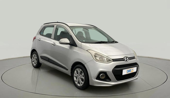 2015 Hyundai Grand i10 SPORTZ 1.2 KAPPA VTVT, Petrol, Manual, 74,792 km, Right Front Diagonal