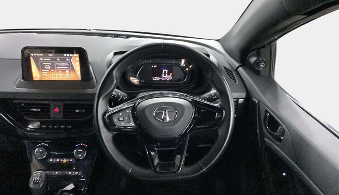 2022 Tata NEXON XZ PLUS PETROL DARK EDITION, Petrol, Manual, 24,392 km, Steering Wheel Close Up