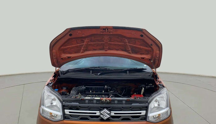 2019 Maruti New Wagon-R VXI 1.0, Petrol, Manual, 55,197 km, Open Bonet
