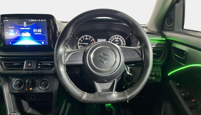 2023 Maruti BREZZA LXI SMART HYBRID, Petrol, Manual, 19,507 km, Steering Wheel Close Up