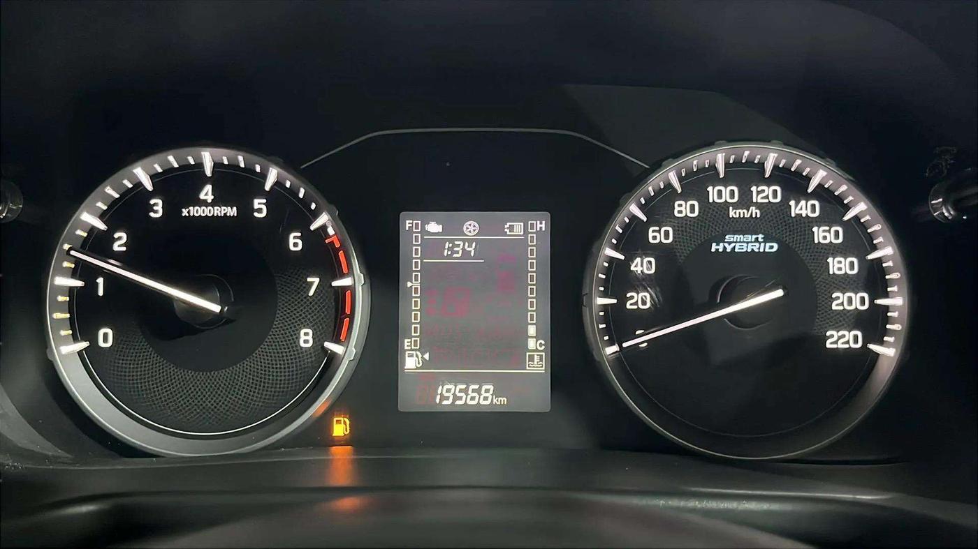 2023 Maruti BREZZA LXI SMART HYBRID, Petrol, Manual, 19,507 km, Odometer Image