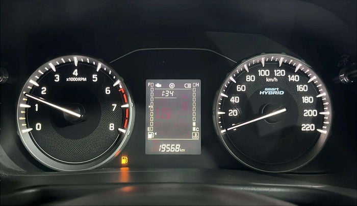 2023 Maruti BREZZA LXI SMART HYBRID, Petrol, Manual, 19,507 km, Odometer Image