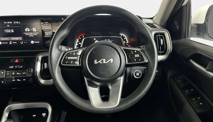 2023 KIA SONET HTX PLUS 1.5 DIESEL IMT, Diesel, Manual, 15,627 km, Steering Wheel Close Up