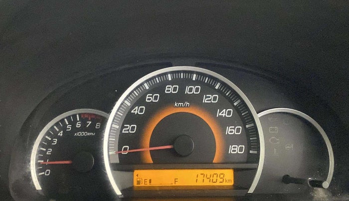 2014 Maruti Wagon R 1.0 VXI, Petrol, Manual, 17,345 km, Odometer Image