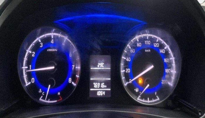 2017 Maruti Baleno DELTA PETROL 1.2, Petrol, Manual, 76,899 km, Odometer Image