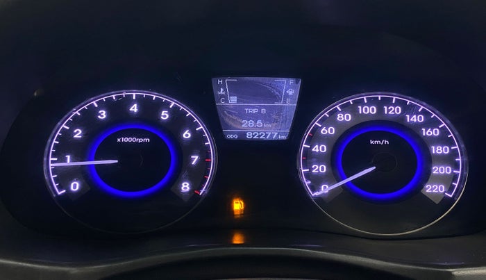 2014 Hyundai Verna FLUIDIC 1.6 VTVT SX OPT, Petrol, Manual, 82,309 km, Odometer Image