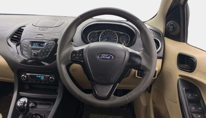 2016 Ford Figo Aspire TITANIUM 1.2 PETROL, Petrol, Manual, 74,947 km, Steering Wheel Close Up