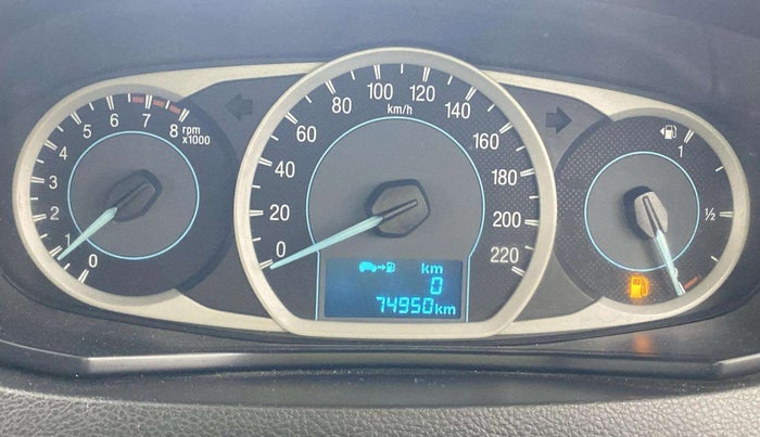2016 Ford Figo Aspire TITANIUM 1.2 PETROL, Petrol, Manual, 74,947 km, Odometer Image