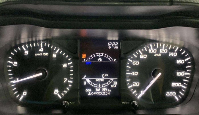 2021 Tata ALTROZ XM PLUS PETROL, Petrol, Manual, 62,194 km, Odometer Image