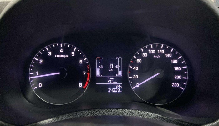 2018 Hyundai Creta SX 1.6 PETROL, Petrol, Manual, 34,331 km, Odometer Image