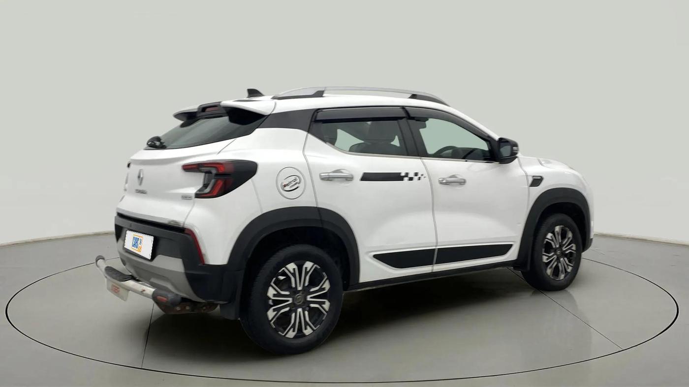 2021 Renault Kiger RXZ AMT, Petrol, Automatic, 69,308 km, Right Back Diagonal