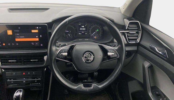 2021 Skoda KUSHAQ STYLE 1.0L TSI AT, Petrol, Automatic, 88,531 km, Steering Wheel Close Up