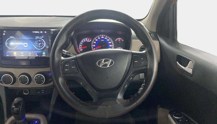 2015 Hyundai Grand i10 ASTA AT 1.2 KAPPA VTVT, CNG, Automatic, 59,041 km, Steering Wheel Close Up